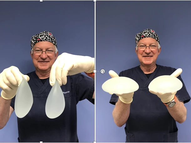 Det finnes runde, og det finnes dråpeformede silikonproteser.