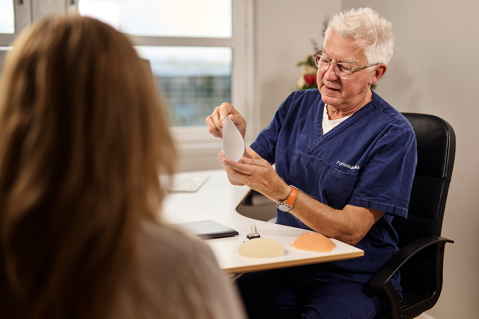 Konsultasjon før bytte av brystproteser